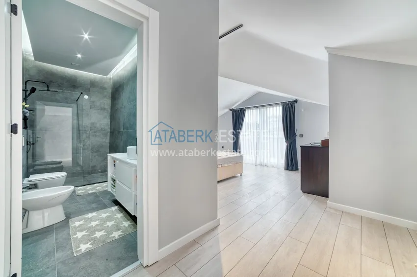 Purchase 4+1 duplex in Alanya, Oba district - furnished penthouse for a residence permit 19