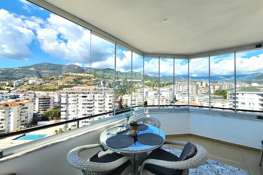 Purchase 2+1 apartment with panoramic views in Cikcilli - furnished, renovated 19