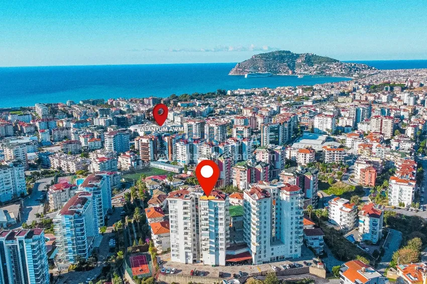 2+1 apartment with panoramic views in Cikcilli - furnished, renovated 2