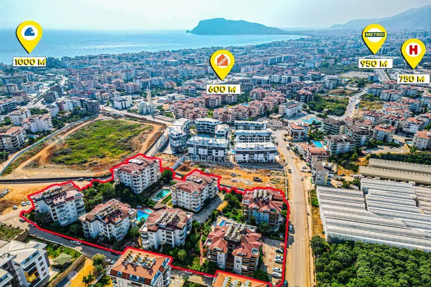 4+1 duplex in Alanya, Oba district - furnished penthouse for a residence permit 1