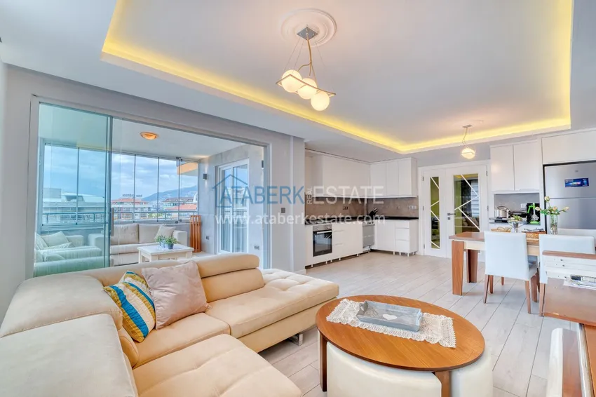 Purchase 4+1 duplex in Alanya, Oba district - furnished penthouse for a residence permit 2
