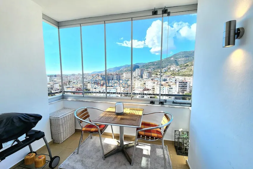 Purchase 2+1 apartment with panoramic views in Cikcilli - furnished, renovated 20