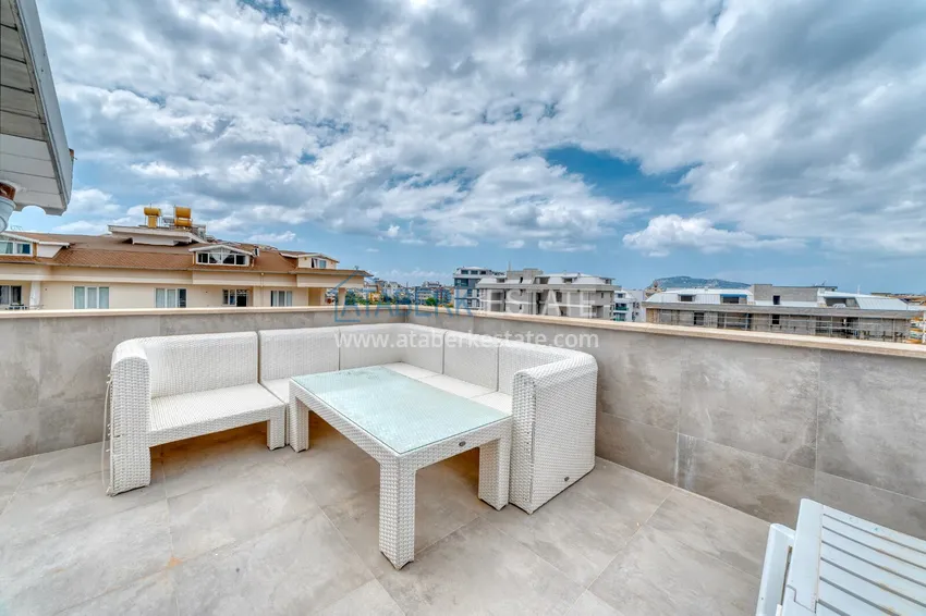 Purchase 4+1 duplex in Alanya, Oba district - furnished penthouse for a residence permit 21