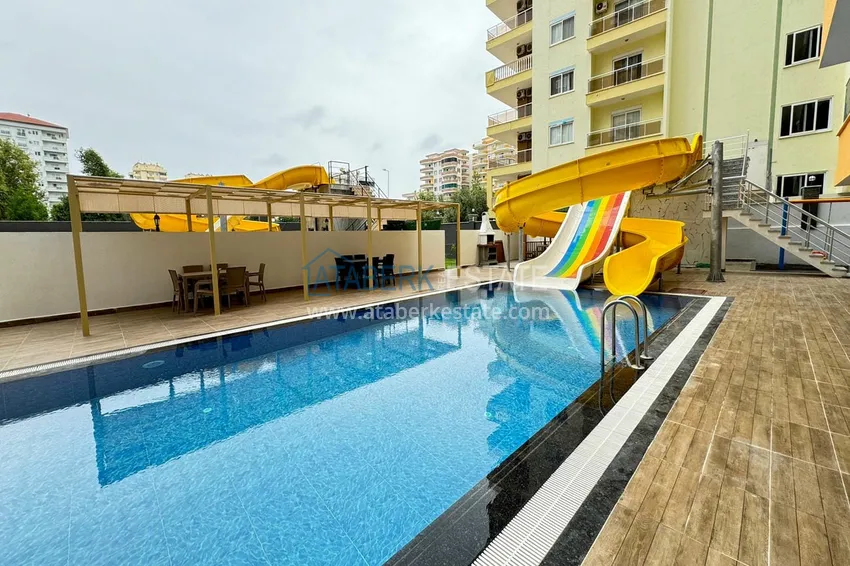 2+1 apartment in Alanya, Mahmutlar district - new furniture and sea view 4 