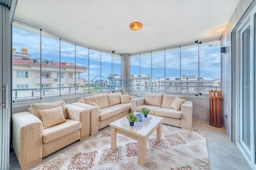 Purchase 4+1 duplex in Alanya, Oba district - furnished penthouse for a residence permit 6