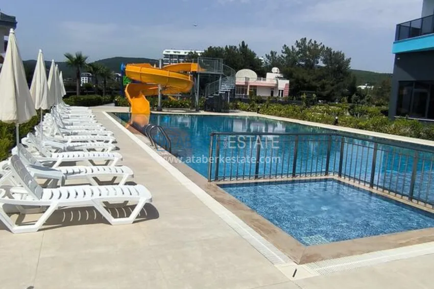 Finished apartment with sea view — Alanya, Avsallar district 8 