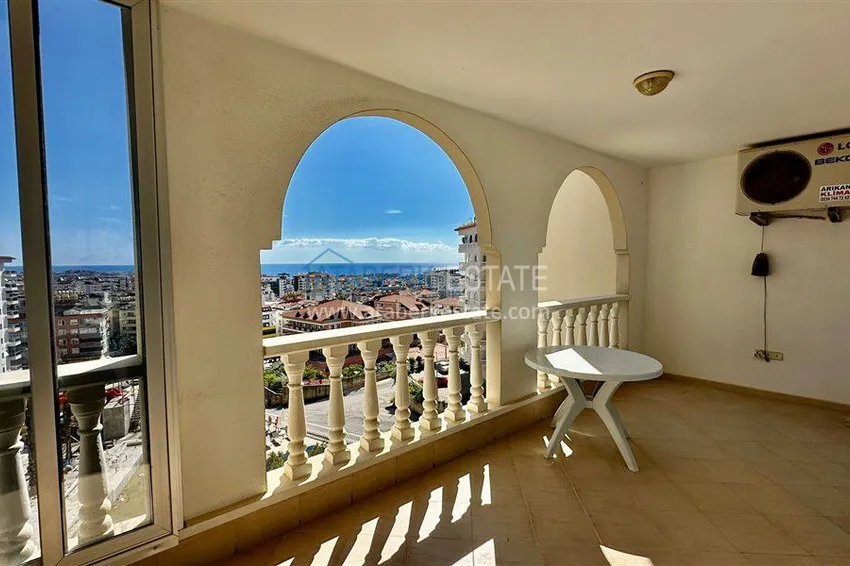 Purchase 2+1 apartment with furniture and sea view in Cikcilli - property for a residence permit in Alanya 10 