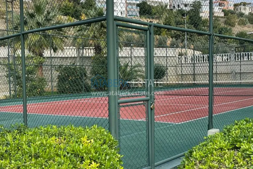 2+1 apartment with furniture and sea view in Cikcilli - property for a residence permit in Alanya 13 