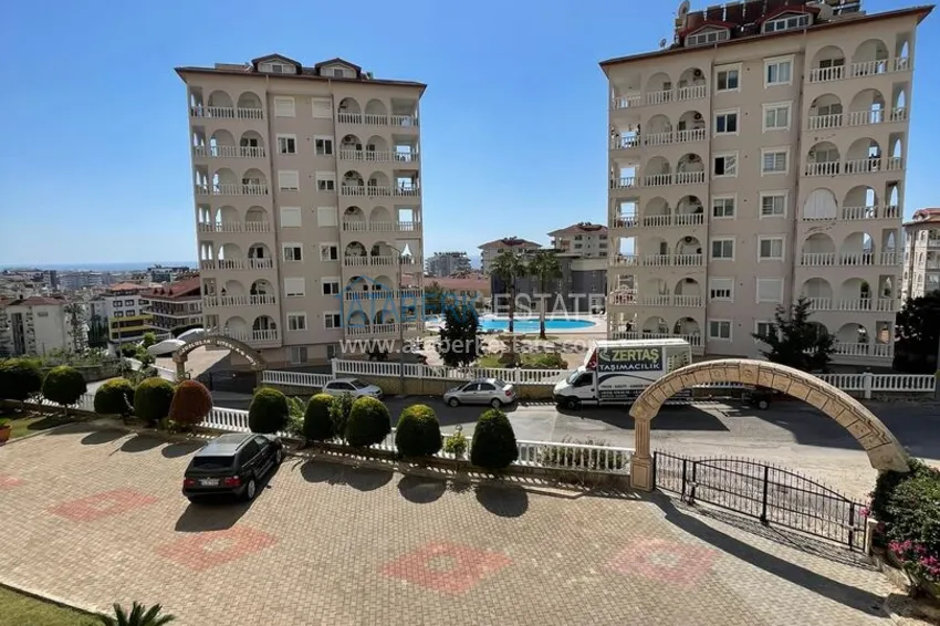 2+1 apartment with furniture and sea view in Cikcilli - property for a residence permit in Alanya 17 