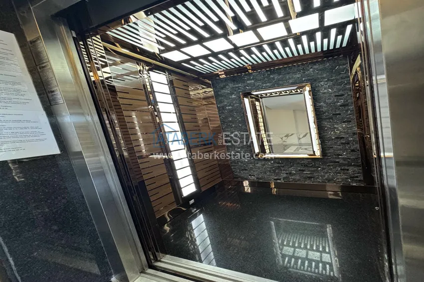 1+1 furnished apartment in Alanya, Kestel - 150 m to the sea, glazed balcony 12