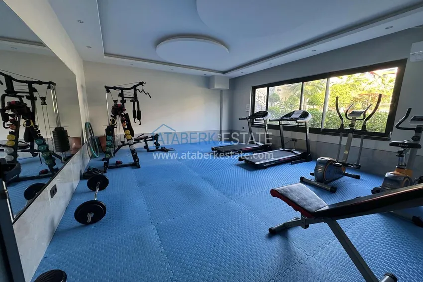 1+1 furnished apartment in Alanya, Kestel - 150 m to the sea, glazed balcony 13