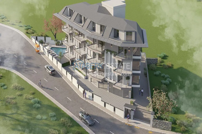 Modern chamber residence in Alanya - apartments from the developer with panoramic views 15