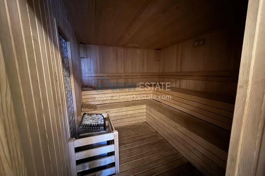 1+1 furnished apartment in Alanya, Kestel - 150 m to the sea, glazed balcony 15