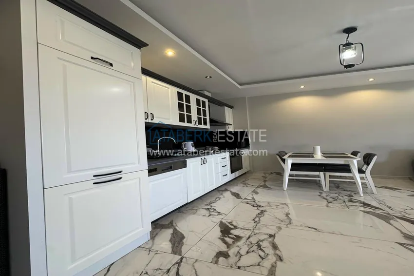 Purchase 1+1 furnished apartment in Alanya, Kestel - 150 m to the sea, glazed balcony 2