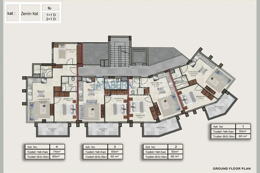 Buy cheap Modern chamber residence in Alanya - apartments from the developer with panoramic views 4 