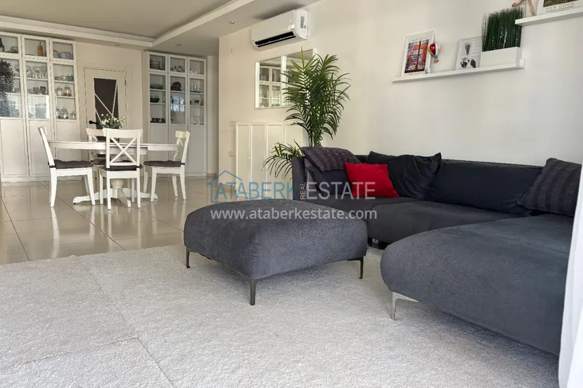 Purchase 3+1 duplex apartment with 80 m2 terrace and private sauna — Alanya, Kestel district, 300 m from the sea 10