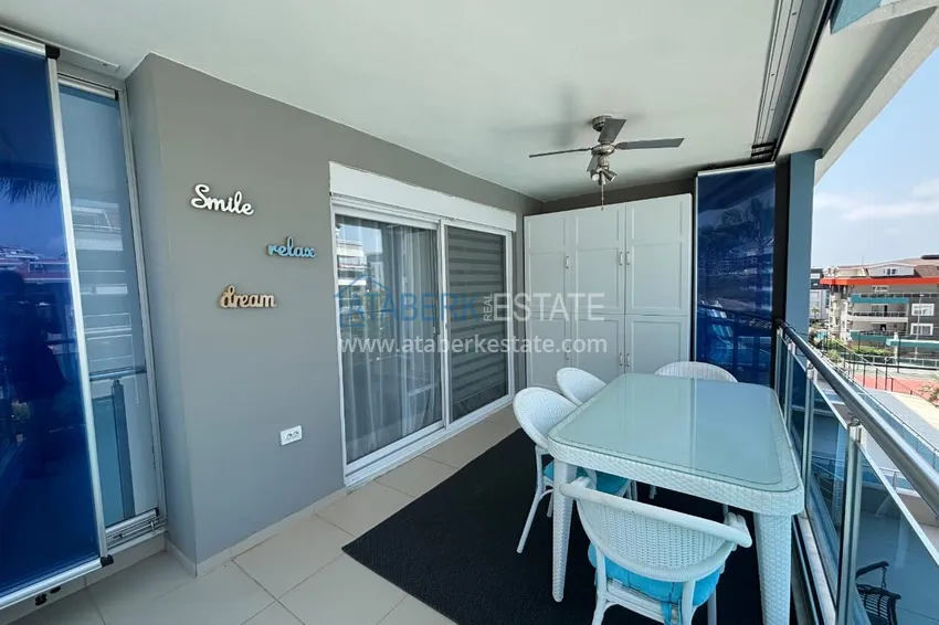 Purchase 3+1 duplex apartment with 80 m2 terrace and private sauna — Alanya, Kestel district, 300 m from the sea 11