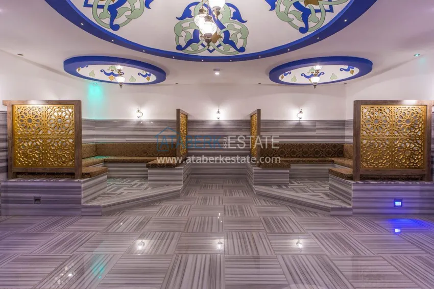 3+1 duplex apartment with 80 m2 terrace and private sauna — Alanya, Kestel district, 300 m from the sea 23