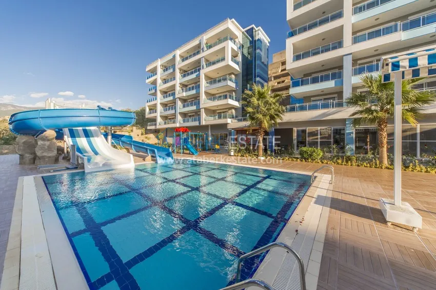 3+1 duplex apartment with 80 m2 terrace and private sauna — Alanya, Kestel district, 300 m from the sea 5