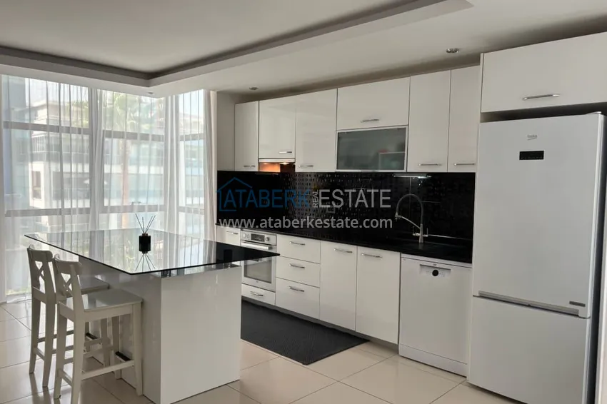 Purchase 3+1 duplex apartment with 80 m2 terrace and private sauna — Alanya, Kestel district, 300 m from the sea 5