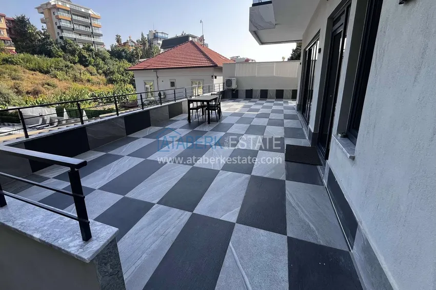 1+1 apartment in Alanya, Kestel — one-bedroom apartment with new furniture and sea views 6