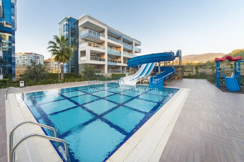 3+1 duplex apartment with 80 m2 terrace and private sauna — Alanya, Kestel district, 300 m from the sea 8
