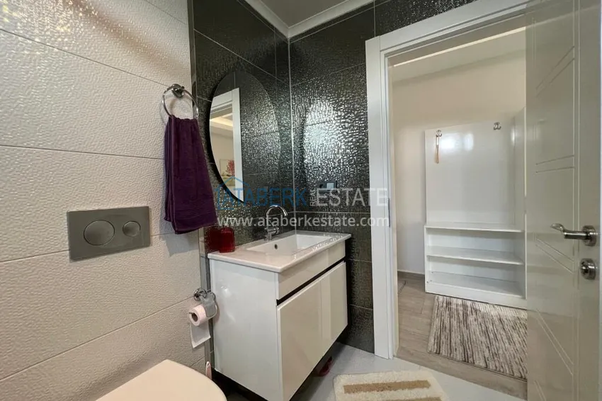 Purchase 2+1 apartment in Kestel by the sea - furnished option with mountain views 10