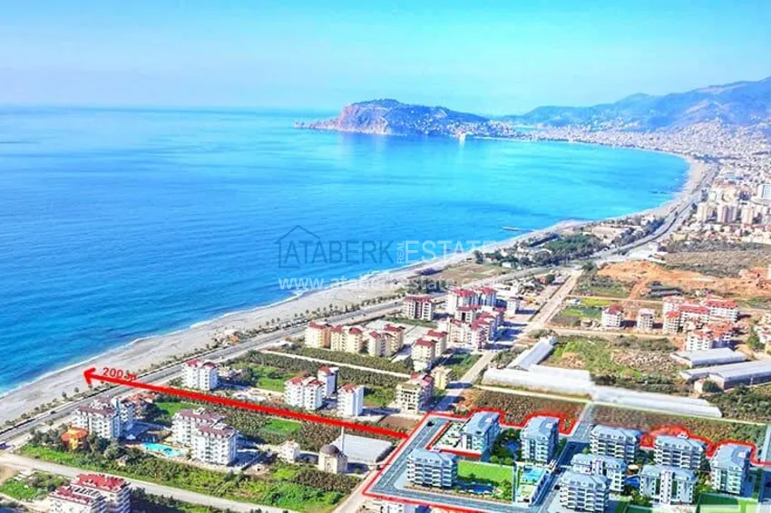 2+1 apartment in Kestel by the sea - furnished option with mountain views 2