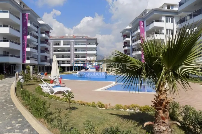2+1 apartment in Kestel by the sea - furnished option with mountain views 6
