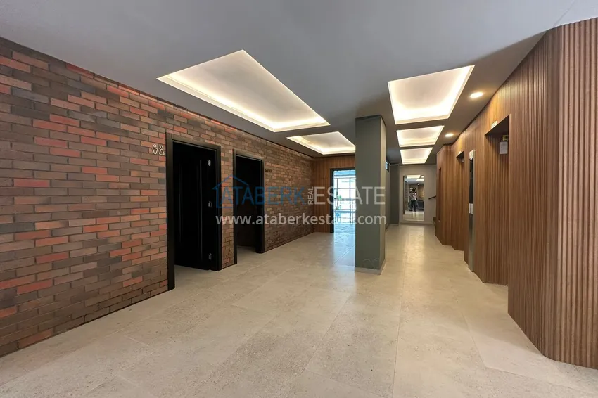 1+1 penthouse for short-term rent in the center of Alanya - furnished, 250 m to Keykubat Beach No. 43 14