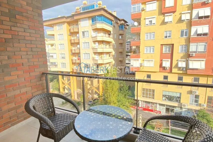 Purchase 1+1 penthouse for short-term rent in the center of Alanya - furnished, 250 m to Keykubat Beach No. 43 16