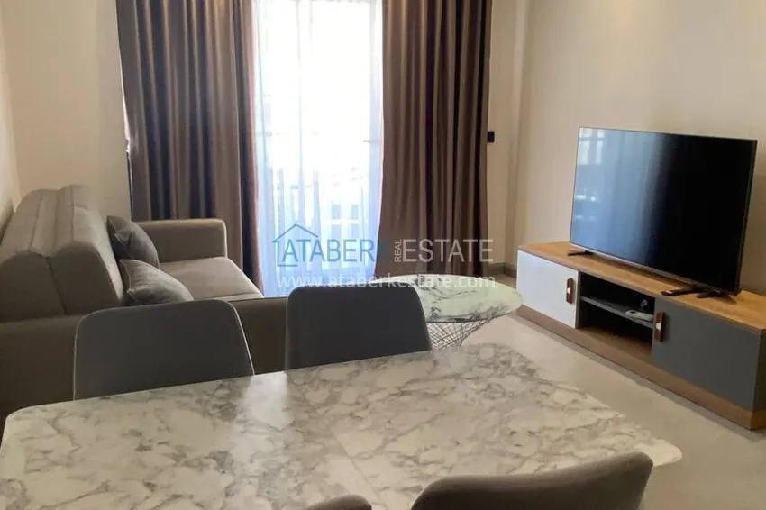 Purchase 1+1 penthouse for short-term rent in the center of Alanya - furnished, 250 m to Keykubat Beach No. 43 6