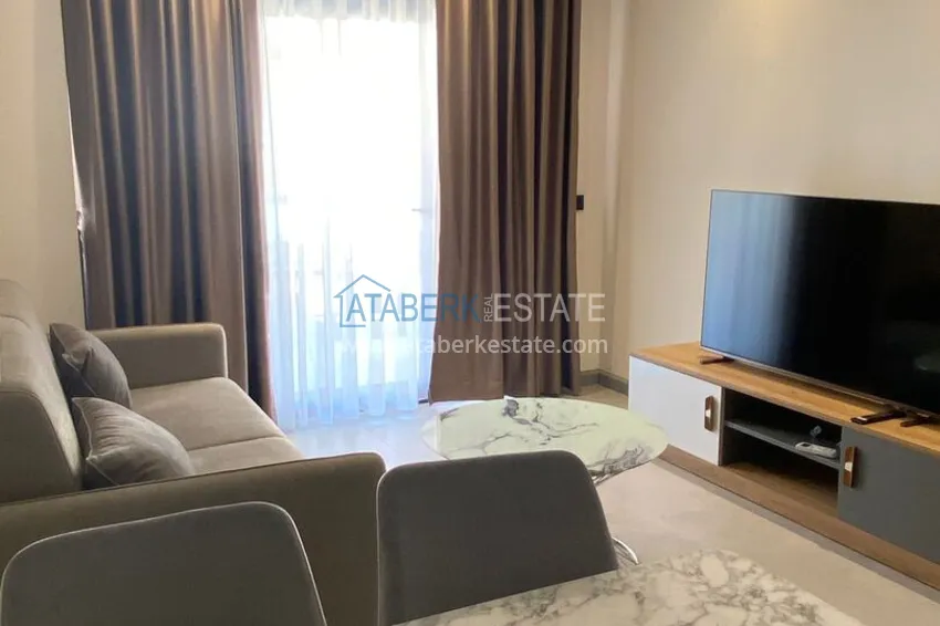 Purchase 1+1 penthouse for short-term rent in the center of Alanya - furnished, 250 m to Keykubat Beach No. 43 7