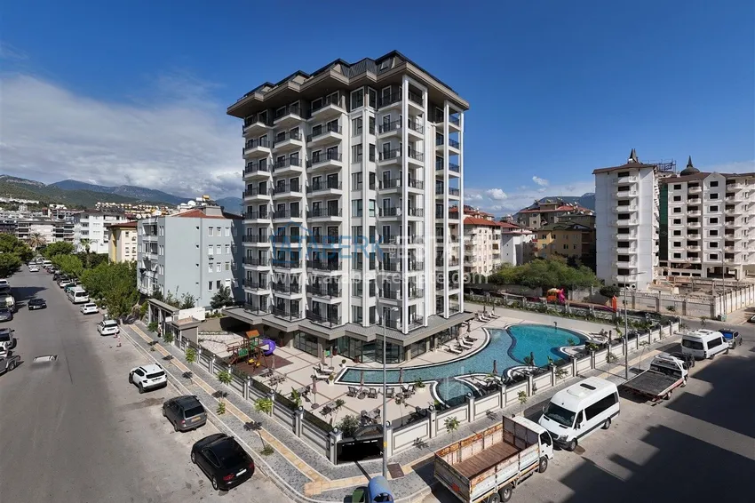 Apartments from a developer in Alanya - a new residential complex in Oba, center 1