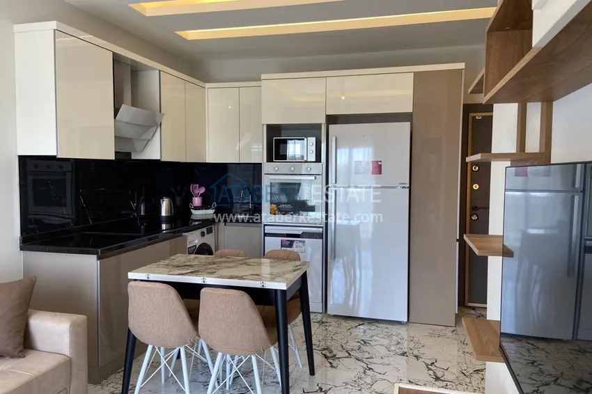 Purchase 1+1 apartment for sale in Alanya, Oba district — furnished and seaview, boutique complex 4
