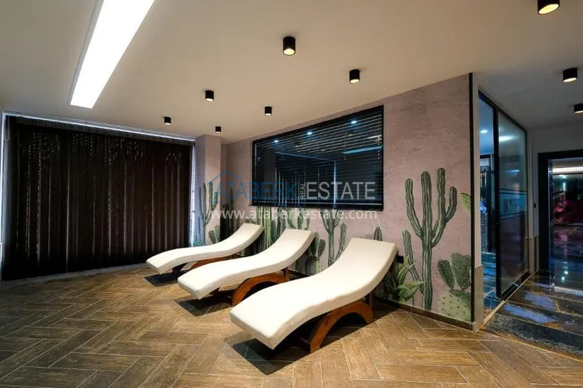 1+1 apartment in Alanya, Oba district with furniture and mountain views — installments up to 6 months 14