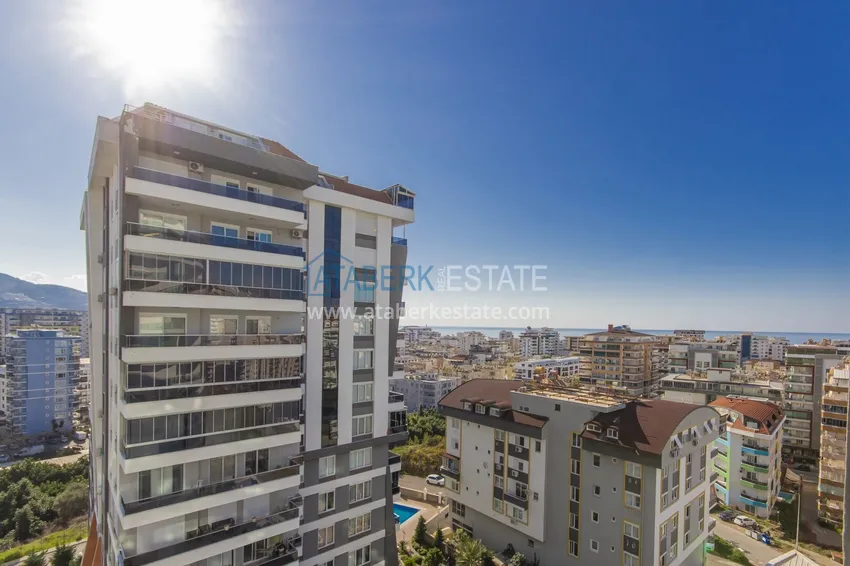 Purchase Turnkey 1+1 75 m² apartment with sea view in Mahmutlar 19