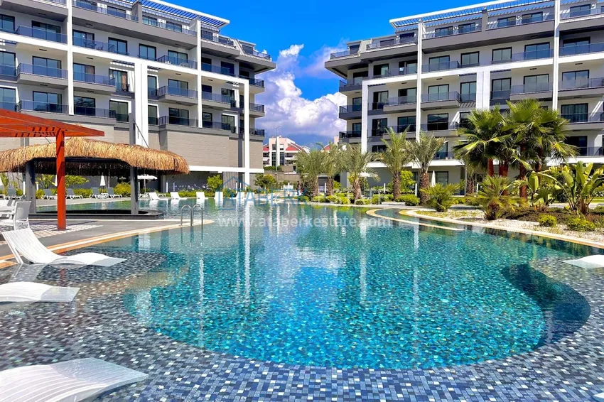 Spacious, finely finished apartment in a new residential complex — Oba district, Alanya 1