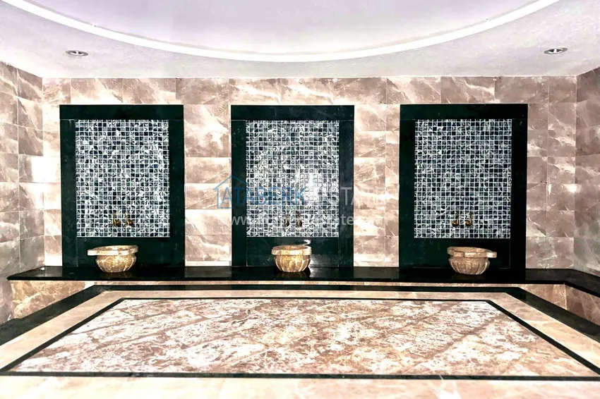 Spacious, finely finished apartment in a new residential complex — Oba district, Alanya 21