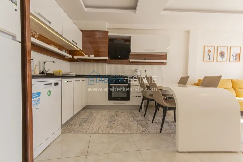 Purchase Turnkey 1+1 75 m² apartment with sea view in Mahmutlar 4
