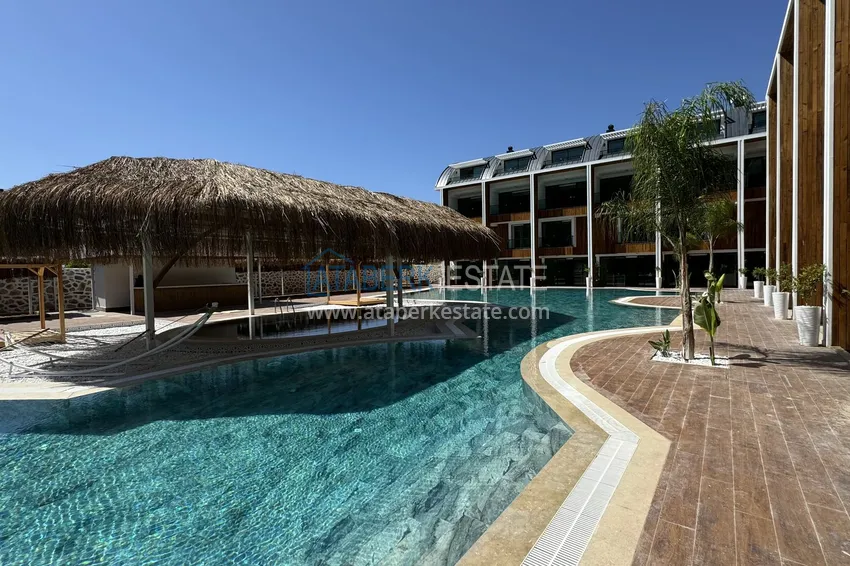 2+1 duplex apartment in Konakli - with a pool terrace in an elite residence 8
