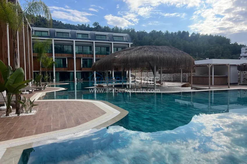 Purchase 2+1 duplex apartment in Konakli - with a pool terrace in an elite residence 8 