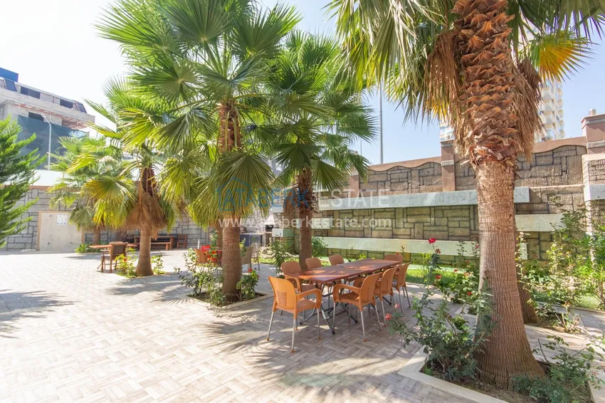 Turnkey 1+1 75 m² apartment with sea view in Mahmutlar 9