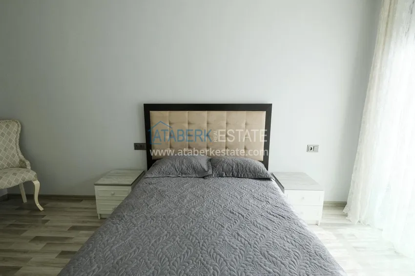 Purchase Garden duplex 3+1 in Kargicak with furniture - property under citizenship 10 