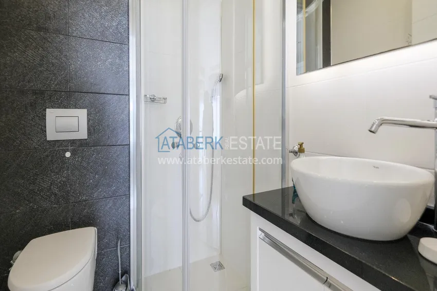 Purchase Garden duplex 3+1 in Kargicak with furniture - property under citizenship 12 