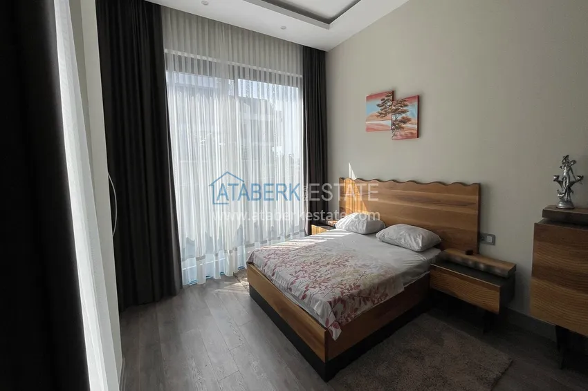 Purchase Elite 3+1 villa in Kargicak — two-level furnished in a cottage complex 10