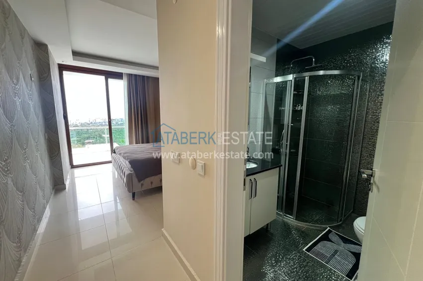 Purchase 3+1 villa in Kargicak with private pool, furniture and panoramic views 9