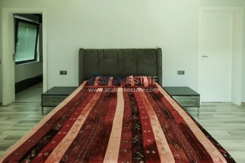 Purchase Garden duplex 3+1 in Kargicak with furniture - property under citizenship 18 