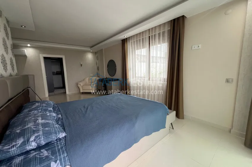 Purchase 3+1 villa in Kargicak with private pool, furniture and panoramic views 15