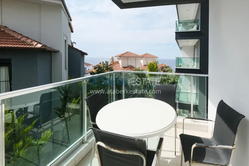 Purchase Garden duplex 3+1 in Kargicak with furniture - property under citizenship 22 